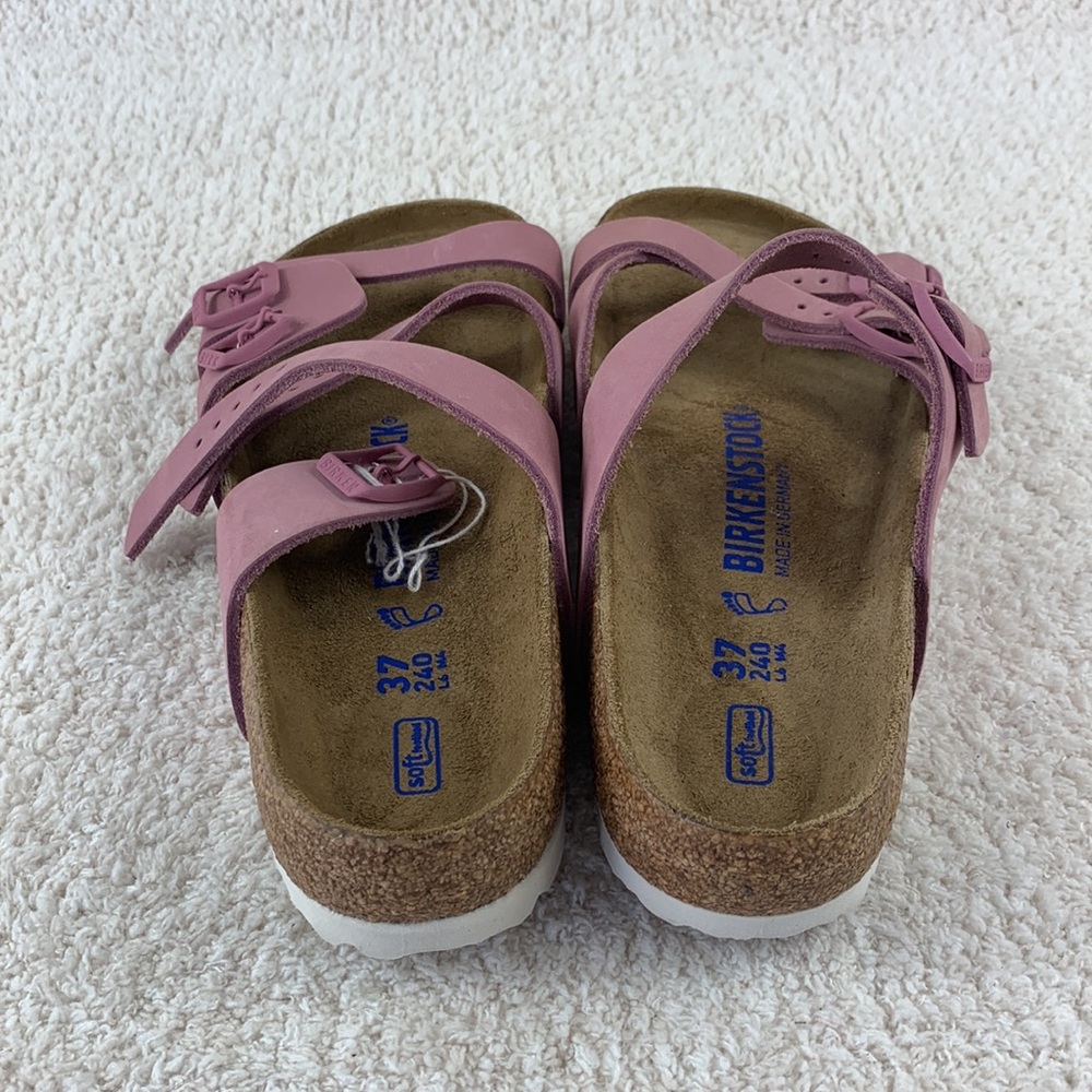 BIRKENSTOCK Franca Orchid Nubuck Leather Soft Footbed 37 EUR - Picture 3 of 9